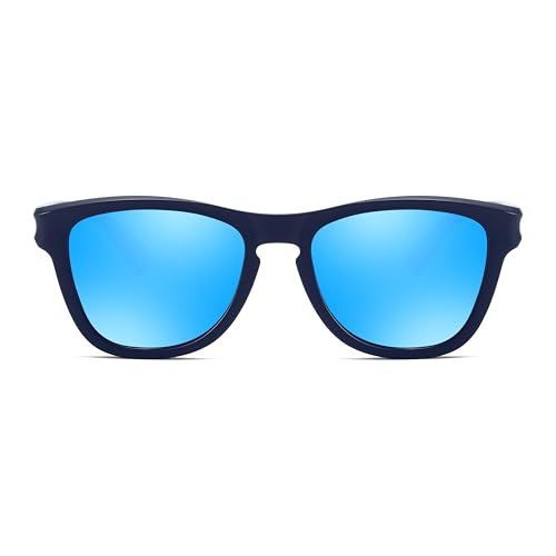 FEISEDY Vintage Polarized Sunglasses for Women Men Classic Square Trendy TR Frame Designer Shades B01763