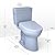 TOTO Drake WASHLET - Two-Piece Elongated 1.28 GPF TORNADO FLUSH Toilet and S7A Contemporary Bidet Seat with Auto Flush, Cotton White - MW7764736CEGA#01
