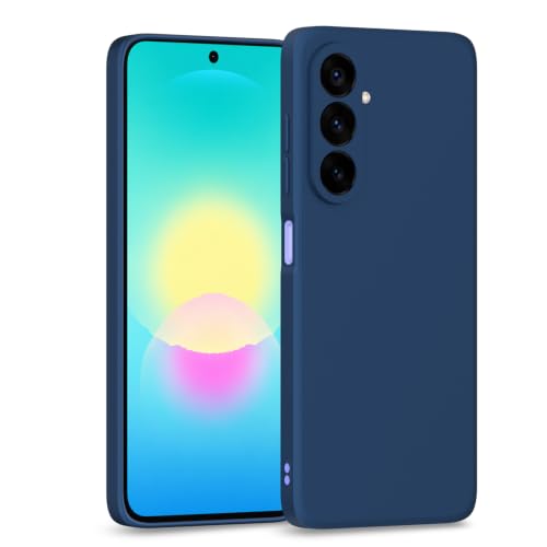 Image of Outlouders Back Cover for Samsung Galaxy M47 5G / A27 5G | Camera Protection | Durable Soft Matte Silicone Bumper Case (Blue)