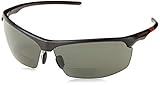 Optx 20/20 Eyedefend Outrigger Safety Sun Reader Polycarbonate Polarized Bifocal Sun, Black/Red,...