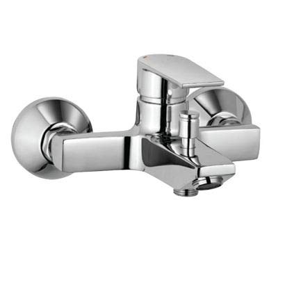 Aquieen Hot & Cold Wall Mounted BathTub Mixer (Hand Shower Provision)