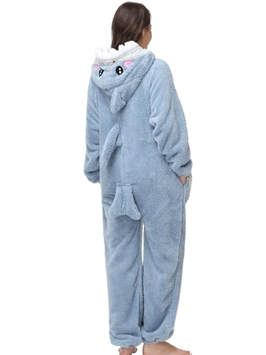 LATH.PIN Combinaison Pyjama Kigurumi Adulte Unisexe Animal Costume Cosplay Déguisement de Soirée Onesies Pilou Pilou Vêtements de Nuit Sleepwear pour Carnaval Halloween Noel – vue 3