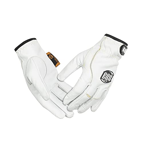 SÜA® - High-Definition TIG Welding Gloves - White Top Grain Lambskin - Aramid Fiber Sewn - Size M