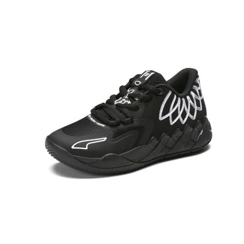 PUMA Kids Boys X Lamelo Ball Mb.01 Lo Basketball Sneakers Shoes - Black2