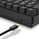 Sharkoon Skiller SGK50 S3 Schwarz, RGB Gaming Keyboard, Gateron Red, 75% Layout