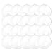 Clear Acrylic Fillable Ball Ornaments,DIY Plastic Fillable Ornaments Balls for Christmas Wedding Party Decoration and Bath Bomb Mold(Pack of 20,80mm)