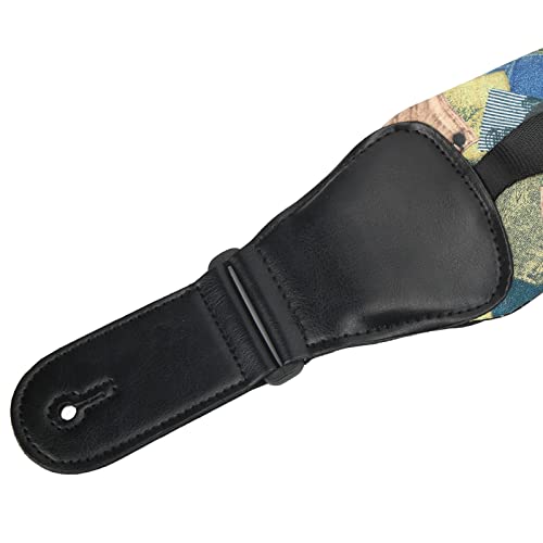 Sangle De Guitare, Sangles Réglables En Polyester Durable, Tendance, Impression, Décompression, Sangle De Basse Pour Guitariste - Les Beatles, Paul McCartney, John Lennon, RIngo Starr, George Harrison Sangle De Guitare, Sangles Réglables En Polyester Durable, Tendance, Impression, Décompression, Sangle De Basse Pour Guitariste – Image 7