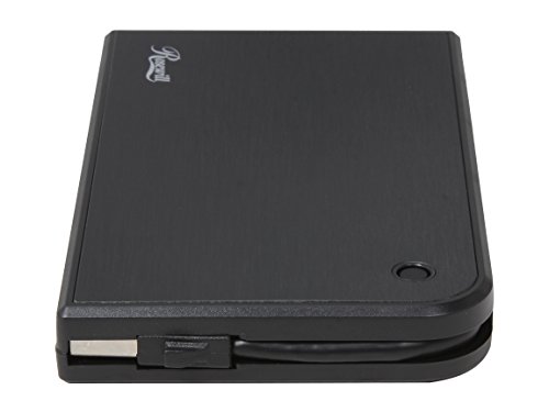 Rosewill 2.5 Inch Hard Drive Enclosure 2.5 Inch Sata Iii To Usb 3.0 Tool Free External Hard Drive Enclosure With Built-In Usb Cable. Portable Hdd Enclosure. Hard Drive Is Not Included #TOP2