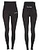WINSHAPE Damen Functional Power Shape Tights High Waist HWL102 mit Anti-Rutsch-Effekt, Slim Style Fitness Sport Yoga Workout Freizeit Leggings, schwarz, XL