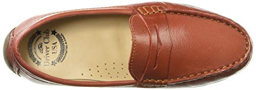 Driver Club Usa Unisex Leather Made In Brazil Naples 2.0 Penny Driver Loafer, Orange Everest, 1 M Us Little Kid #TOP4