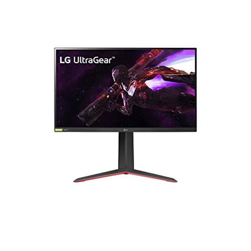 LG 27GP850-B Ultragear Gaming Monitor 27-Inch QHD (2560 x 1440) Nano IPS Display 1ms Response Time 165Hz Refresh Rate NVIDIA G-SYNC Compatible AMD FreeSync Premium Tilt/Height/Pivot Adjustable Stand