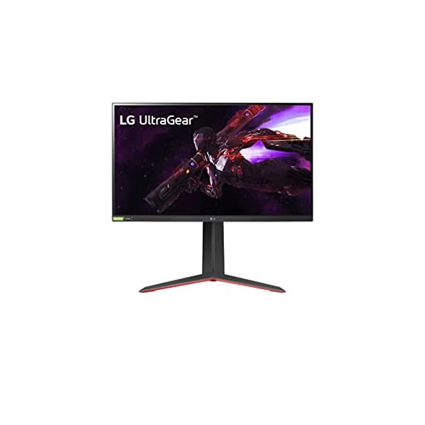 LG 27GP850-B Ultragear Gaming Monitor 27-Inch QHD (2560 x 1440) Nano IPS Display 1ms Response Time 165Hz Refresh Rate NVIDIA G-SYNC Compatible AMD FreeSync Premium Tilt/Height/Pivot Adjustable Stand