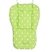 ACEHE Dicke Kinderwagenmatte Dot Liner Cover für Kinderwagen Buggy Kinderwagen Sitzkissen Kinderwagen Atmungsaktive Baumwollmatte*Grün