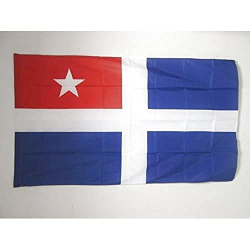 AZ FLAG, Cretan State 1897-1913 Flag, 2x3 Ft, Crete Banner with Sleeve, 100% Polyester, Fade Resistant, Vivid Colors