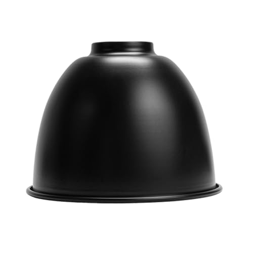 FSLiving シェードのみ 「交換用」 ランプシェード ペンダントライトシェード アルミ おしゃれ ブラケットライトシェード E26 black 屋内用 直径17cmシェード