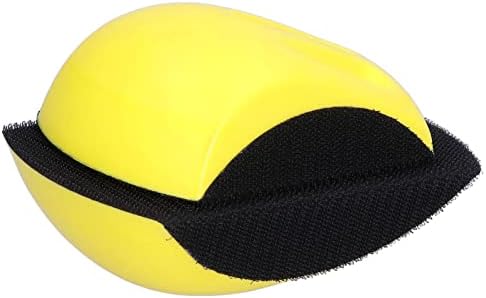 Rufsmaan 5in 6in Handheld Sanding Disc Polishing Pad Portable Self Adhesive Hand Sanding Block for Woodworking