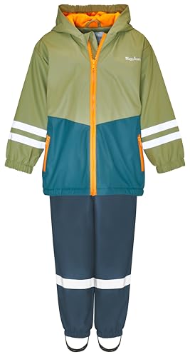 Playshoes Zweiteiliger Regenanzug Fleece-Futter, Gefütterter Matschanzug – Ansicht 3
