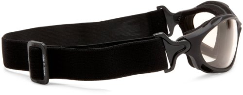 Bobster Dzl Riding Goggles, Black Frame/Smoke Anti-Fog Photochromic Lens #TOP2