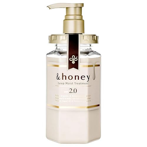 &Honey Deep Moist Hair Treatment Step2.0 (Moist Coat) Pump 445G - Lavender Honey Scent (Green Tea Set)