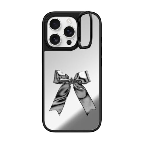 Coque iPhone 16 Pro CASETiFY miroir pour vos appels mains libres avec béquille MagSafe argent