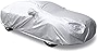 uxcell 3XL Silver Tone 190T Car Cover Outdoor Weather Waterproof Scratch Rain Snow Heat Resistant W Mirror Pocket 490 x 180 x 160cm