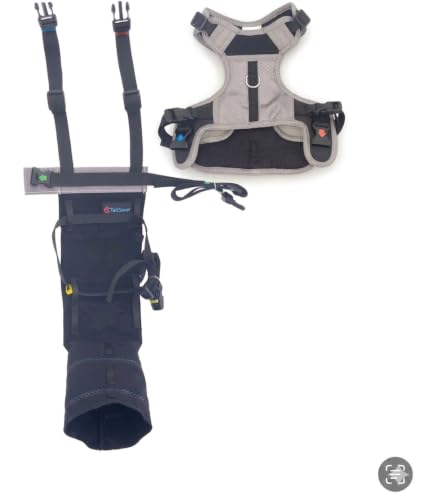 Image of Tail Guard & Harness Set - Veterinary Dog Tail Protector & Injury Wrap, Size Large