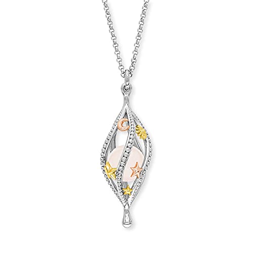 Engelsrufer Bracciale Donna In Argento 925 – Doppio Giro Con Perle Sfaccettate – Regolabile