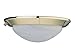 Concord Fans Y-260A-S-BB Accessory - Two Light Epact Ceiling Fan Kit, Polished Brass Finish with White Faux Alabaster Glass
