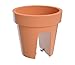Produktbild Geländer Balkonkasten Lofly in terracotta 5 Liter - absolut wetterfest, UV-beständig und stoßfest