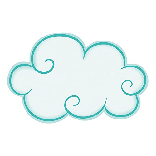 Image of Carson Dellosa 36 Mini Clouds Cutouts, Colorful Cloud Cutouts for Classroom, Mini Cloud Shaped Cutouts for Bulletin Board, Cork Board, White Board, Nursery, Baby Shower, Party, and Classroom Decor