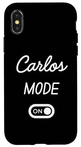 Carlos���[�h�I�� Carlosmodeon �X�}�z�P�[�X iPhone X/XS �p