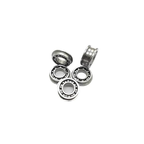 10pcs F687 Miniature Flanged Ball Bearings 7x14x3.5mm Flange Bearings Industrial Bearing