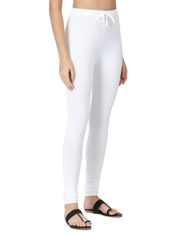 Image of Robinbosky Cotton Churidhar Leggings for Women - Stylish, Stretchable & Flattering Fit for All-Day Comfort