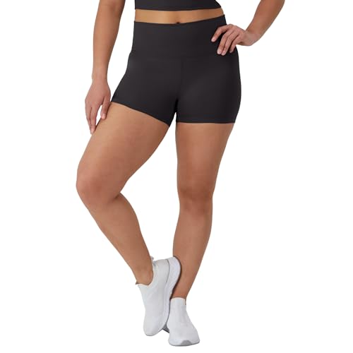 Hanes Women's Moves Leak Protection Bike Shorts with Built-in Underwear, Moisture-Wicking & Odor Control, 3” Inseam