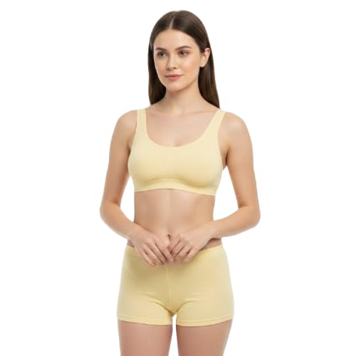 Women Sports Set Ribbed Crop Tops Removable Pad High Waist Shorts Tights Workout Gym Yoga-image-29