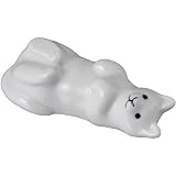 サンアート かわいい食器 WHITE ZOO 箸置き ネコ SAN3399-3