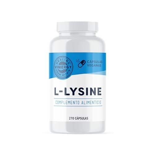 Vimergy L-Lysine – Promotes Healthy Skin, Hair & Nails* – Supports Healthy Metabolism* – Vegan, Non-GMO & Gluten-Free – 270 Capsules