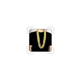 CSIYANJRY99 Plastic Chunky Gold Necklace for Men Women,Fake Gold Chain 80s 90s Rapper Punk Hip Hop Necklace Costume Jewelry Accessory (90)