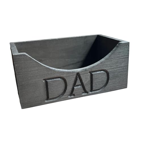 Bothyi Wooden Hat Holder Box Hat Display Stand Organizer for Baseball Caps Storage Holder for Dad Husband New Year, Gray