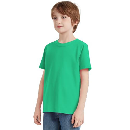 Image of Dreammonkey 2T-12Years Kids Cotton T-Shirt Short Sleeve Crew Neck Tshirt for Boys and Girls