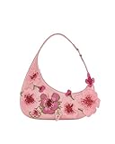JW PEI Women's Harlee Shoulder Bag - Embroidered Pink
