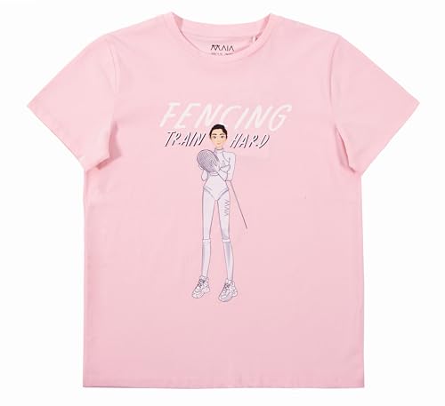 Image of KlothoMAIA Fencing Graphic T-Shirt for Girls