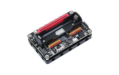 RobotBit - Micro:bit �g���{�[�h �I���{�[�h PCA9685 ���[�^�[�ƃT�[�{�h���C�u�𓝍� �t���J���[RGB LED�ƃT�E���h�{�����[�����x�����o ���{�b�g�v���W�F�N�g�p