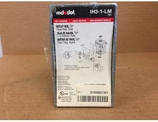 RED DOT BOX01038/IH3-1-LM 3 Hole Outlet Box