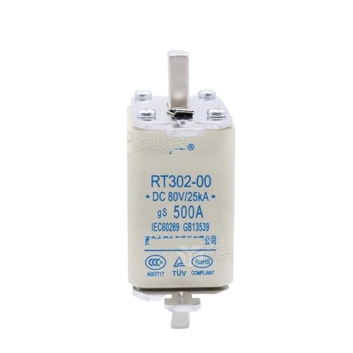 Fusible RT302-00-500A à courant rapide pour la protection des énergies renouvelables