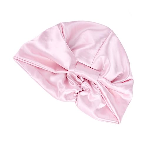 BESPORTBLE Turbante De Doble De Satén Elástico para Dormir Gorro De Cuidado del Cabello para Mujeres y Niñas Sombrero De Noche para Pelo Liso y Tratamientos