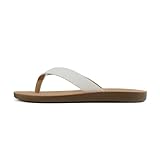 Soda Shoes Women Flip Flops Basic Plain Slippers Thongs Sandals Strap Casual Beach ELLA-S (White, us_footwear_size_system, adult, women, numeric, medium, 6)