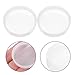 WESIEVYA 100pcs 35mm Plastic Seal Lids for Oil and Gallon Barrels Waterproof Dustproof Drum Caps Industrial Barrel Cover for Chemical Storage