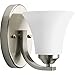 Progress Lighting P2008-20 Transitional One Light Bath from Adorn Collection Dark Finish, Antique Bronze