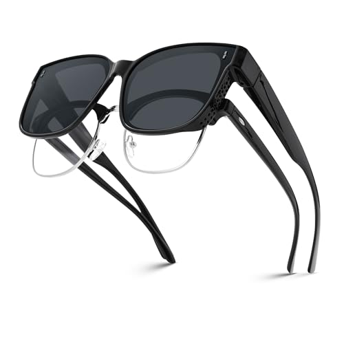 Pro Acme Sunglasses Fit Over Glasses for Women,Trendy Square Sun Glasses Polarized Oversized Shades PAHM883